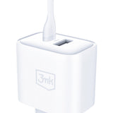 Incarcator 3mk DualCharge, USB QC 3.0 / Type-C PD3.0, 20W, Alb