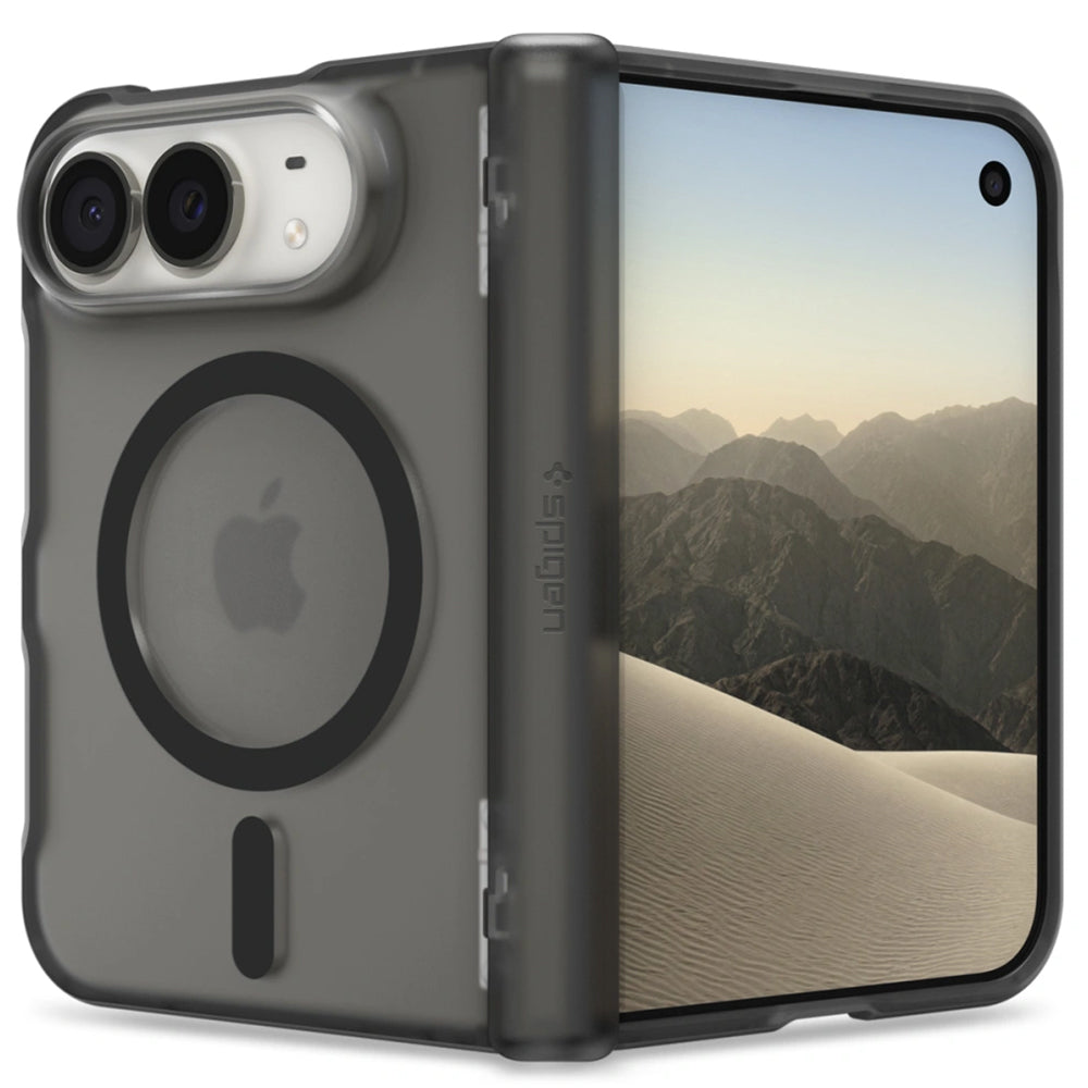 Husa de protectie Spigen Ultra Hybrid Pro compatibil cu iPhone Duo, Gri