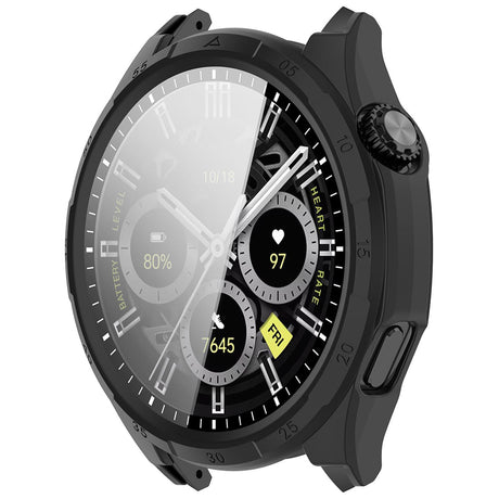 Husă + folie Techsuit Defense360 Pro pentru Honor Watch 6, neagră