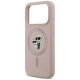Husa de protectie Karl Lagerfeld compatibil cu iPhone 18 Pro Max / iPhone 17 Pro Max, Roz