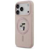 Husa de protectie Karl Lagerfeld compatibil cu iPhone 18 Pro Max / iPhone 17 Pro Max, Roz