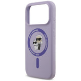 Husa de protectie Karl Lagerfeld compatibil cu iPhone 18 Pro / iPhone 17 Pro, Mov