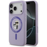 Husa de protectie Karl Lagerfeld compatibil cu iPhone 18 Pro Max / iPhone 17 Pro Max, Mov