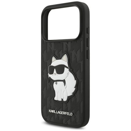 Karl Lagerfeld Saffiano Mono Patch tok iPhone 17 Pro és iPhone 18 Pro készülékhez