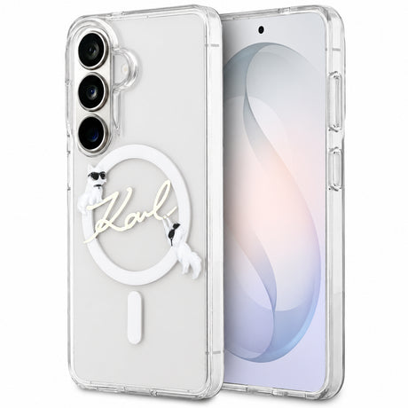 Karl Lagerfeld átlátszó tok Samsung Galaxy S26 FE készülékhez