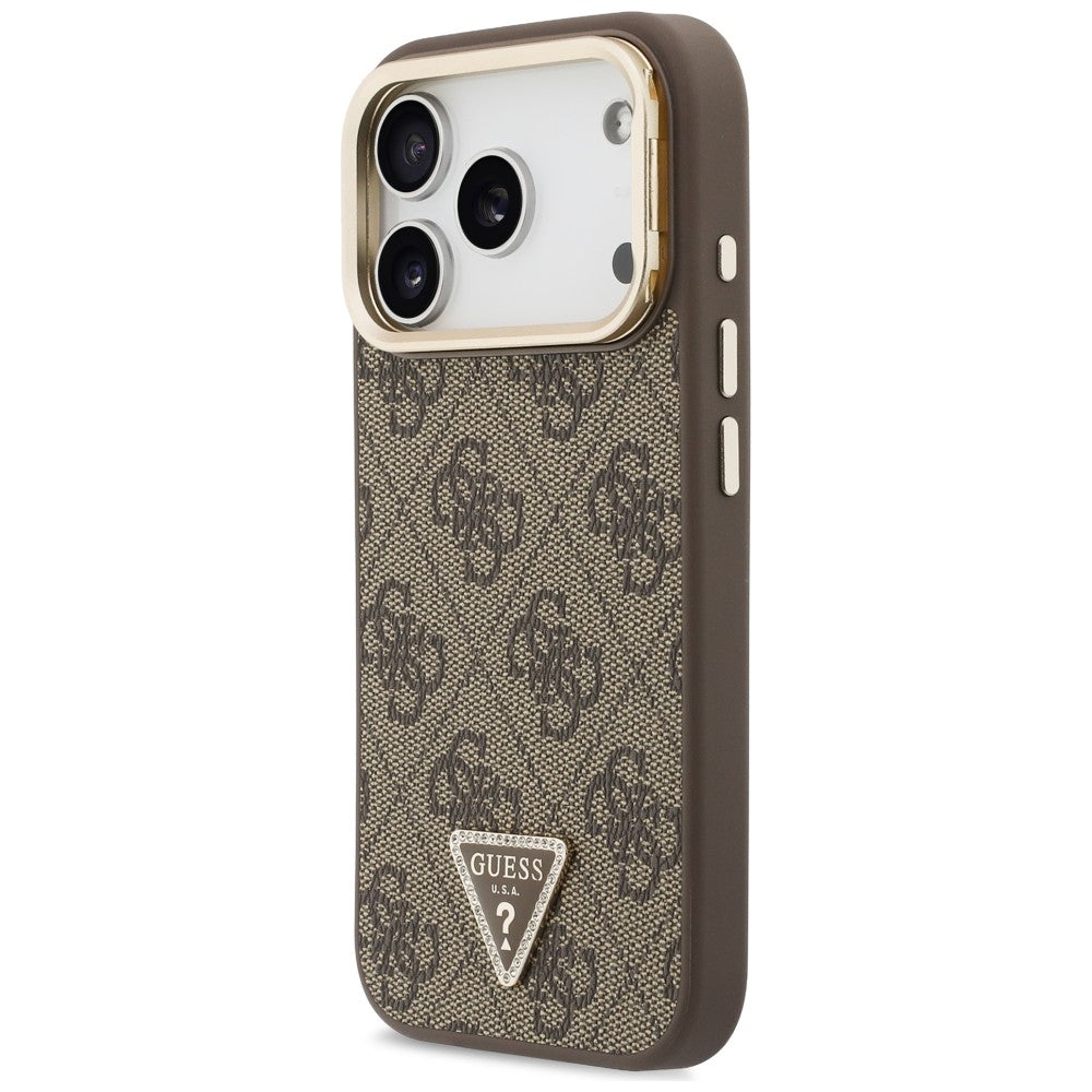 Husa de protectie Guess compatibil cu iPhone 17 Pro / iPhone 18 Pro, Maro