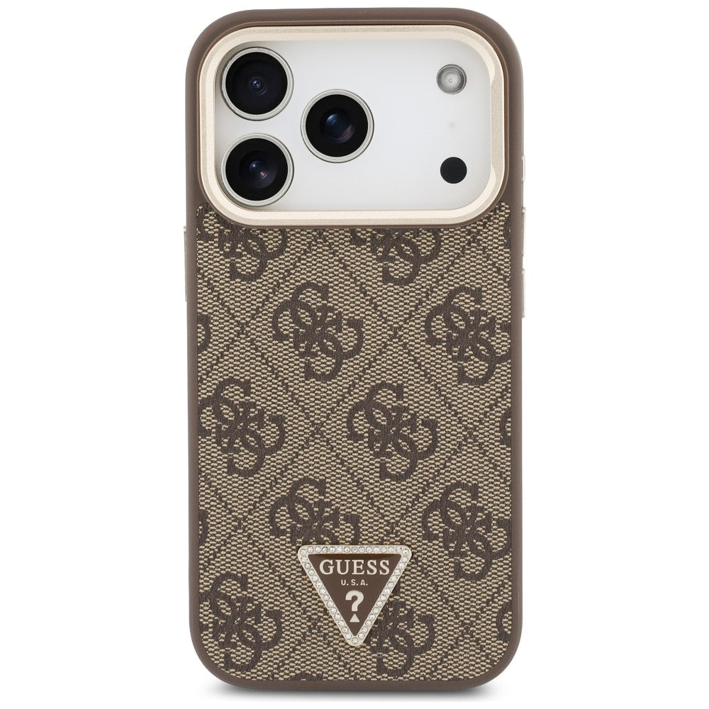 Husa de protectie Guess compatibil cu iPhone 17 Pro / iPhone 18 Pro, Maro