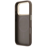 Husa de protectie Guess compatibil cu iPhone 17 Pro Max / iPhone 18 Pro Max, Maro