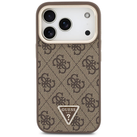 Husa de protectie Guess compatibil cu iPhone 17 Pro Max / iPhone 18 Pro Max, Maro