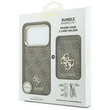 Husa de protectie Guess Hardcase 4G compatibil cu iPhone 18 Pro / iPhone 17 Pro, Maro