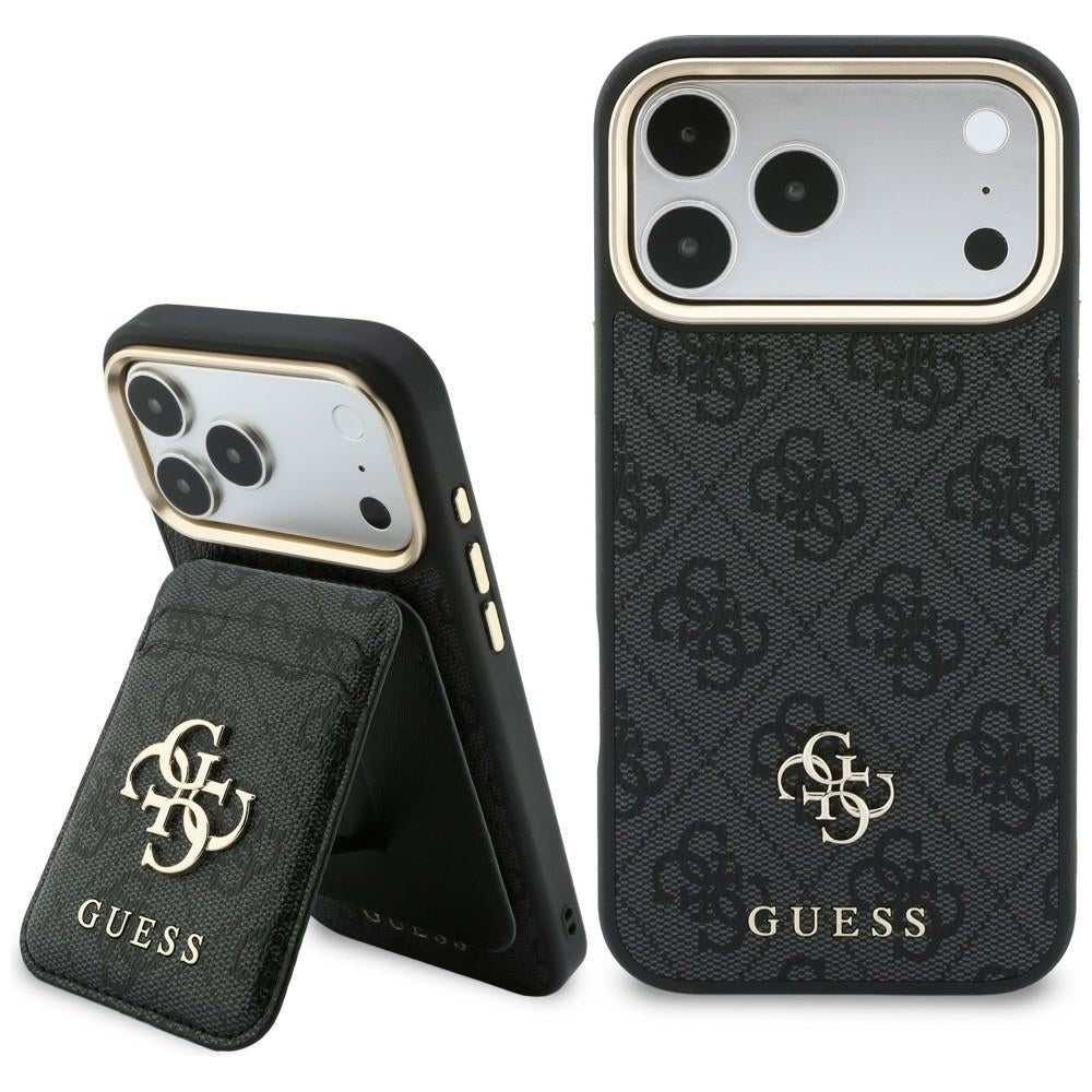 Husa de protectie Guess Hardcase 4G compatibil cu iPhone 18 Pro Max / iPhone 17 Pro Max, Negru