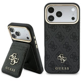 Husa de protectie Guess Hardcase 4G compatibil cu iPhone 18 Pro Max / iPhone 17 Pro Max, Negru