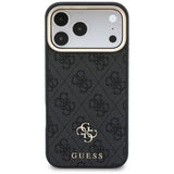Husa de protectie Guess Hardcase 4G compatibil cu iPhone 18 Pro Max / iPhone 17 Pro Max, Negru