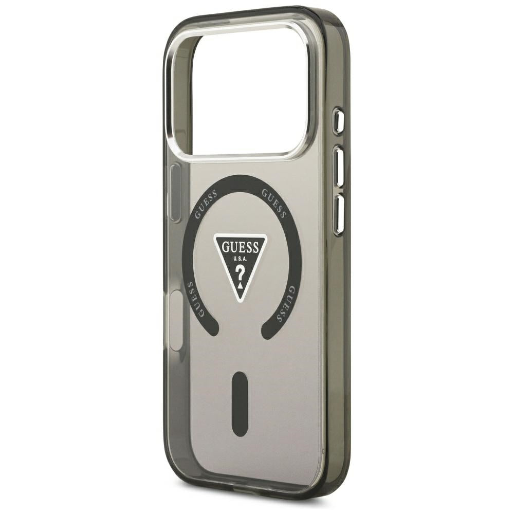 Husa de protectie Guess IML compatibil cu iPhone 18 Pro Max / iPhone 17 Pro Max, Negru