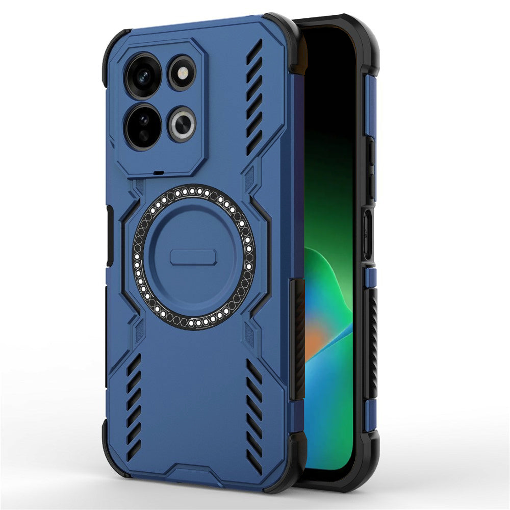 Husa de protectie Techsuit ArmorMag compatibil cu Xiaomi Redmi 17 4G / Redmi 17 5G, Albastru