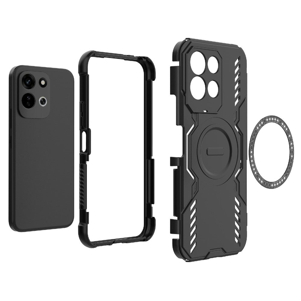 Husa de protectie Techsuit ArmorMag compatibil cu Xiaomi Redmi 17 4G / Redmi 17 5G, Albastru