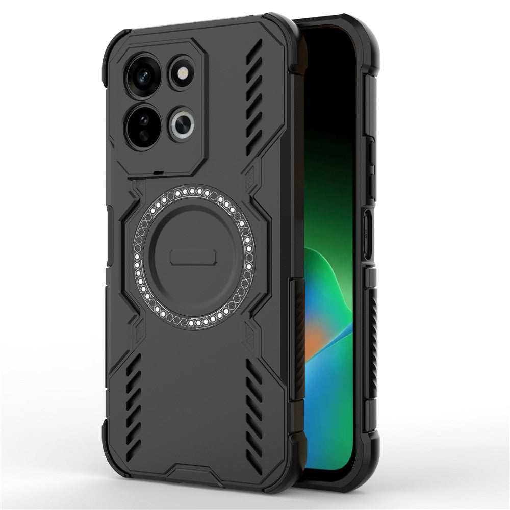 Husa de protectie Techsuit ArmorMag compatibil cu Xiaomi Redmi 17 4G / Redmi 17 5G, Negru
