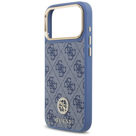 Husa de protectie Guess Hardcase 4G compatibil cu iPhone 17 Pro Max / iPhone 18 Pro Max, Albastru