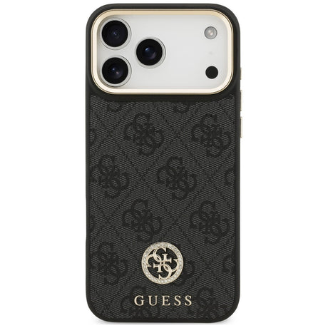 Husa de protectie Guess Hardcase 4G compatibil cu iPhone 18 Pro Max / iPhone 17 Pro Max, Negru