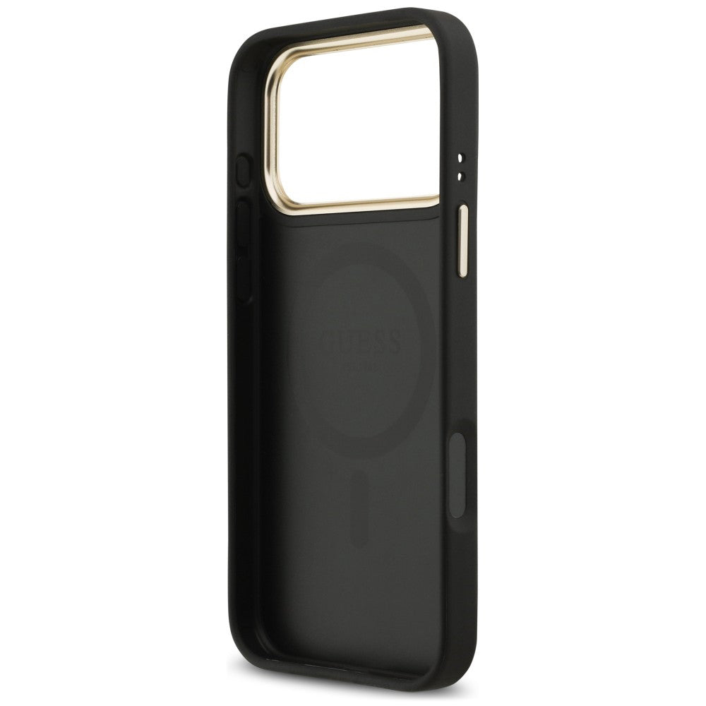 Husa de protectie Guess Hardcase 4G compatibil cu iPhone 18 Pro Max / iPhone 17 Pro Max, Negru