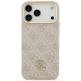 Husa de protectie Guess Hardcase 4G compatibil cu iPhone 18 Pro Max / iPhone 17 Pro Max, Roz