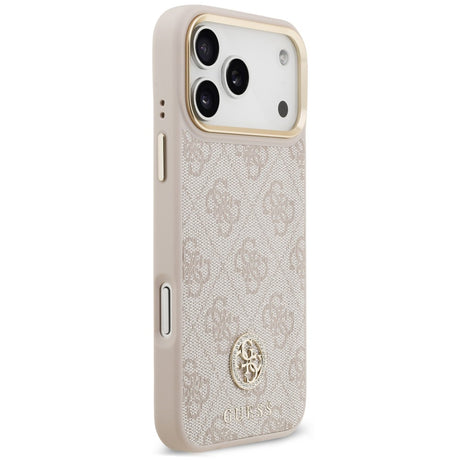 Husa de protectie Guess Hardcase 4G compatibil cu iPhone 18 Pro Max / iPhone 17 Pro Max, Roz