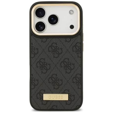 Husa de protectie Guess Hardcase 4G compatibil cu iPhone 18 Pro / iPhone 17 Pro, Negru
