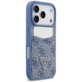 Husa de protectie Guess Hardcase 4G compatibil cu iPhone 18 Pro / iPhone 17 Pro, Albastru