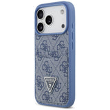 Husa de protectie Guess Hardcase 4G compatibil cu iPhone 18 Pro / iPhone 17 Pro, Albastru