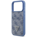 Husa de protectie Guess Hardcase 4G compatibil cu iPhone 18 Pro / iPhone 17 Pro, Albastru