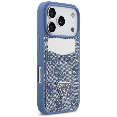 Husa de protectie Guess Hardcase 4G compatibil cu iPhone 17 Pro Max / iPhone 18 Pro Max, Albastru