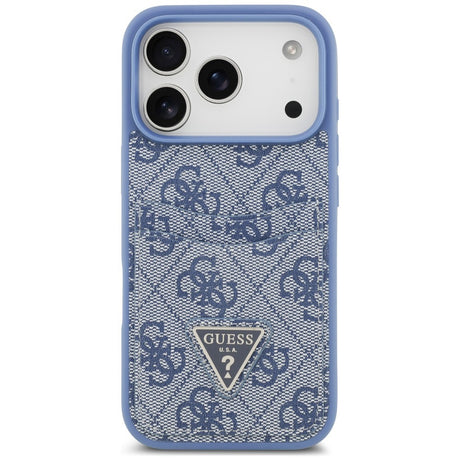 Husa de protectie Guess Hardcase 4G compatibil cu iPhone 17 Pro Max / iPhone 18 Pro Max, Albastru