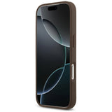 Husa de protectie Guess Hardcase 4G compatibil cu iPhone 18 Pro Max / iPhone 17 Pro Max, Maro