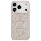 Husa de protectie Guess Hardcase 4G compatibil cu iPhone 18 Pro / iPhone 17 Pro, Roz