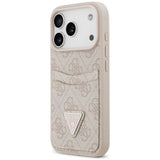 Husa de protectie Guess Hardcase 4G compatibil cu iPhone 18 Pro / iPhone 17 Pro, Roz