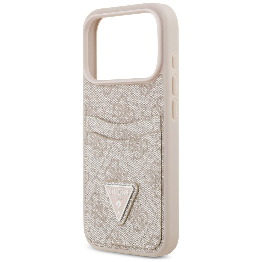 Husa de protectie Guess Hardcase 4G compatibil cu iPhone 18 Pro / iPhone 17 Pro, Roz