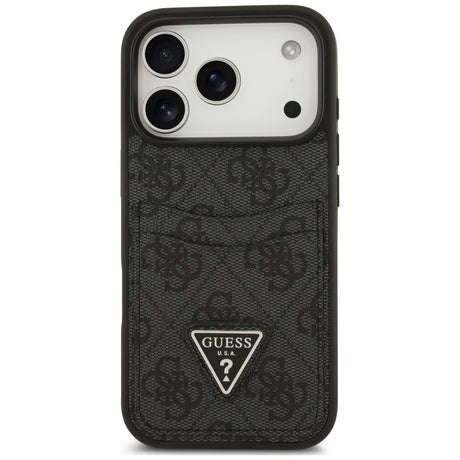 Husa de protectie Guess Hardcase 4G compatibil cu iPhone 18 Pro Max / iPhone 17 Pro Max, Negru