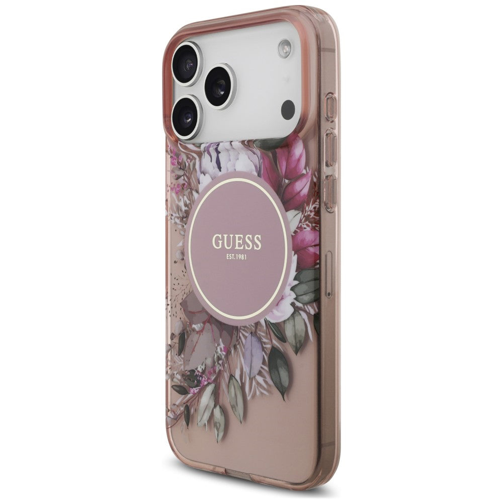 Husa de protectie Guess compatibil cu iPhone 18 Pro / iPhone 17 Pro, Roz