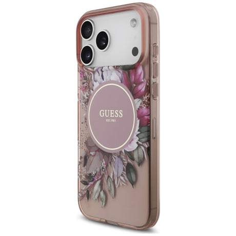 Husa de protectie Guess compatibil cu iPhone 18 Pro / iPhone 17 Pro, Roz