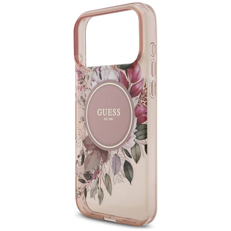Husa de protectie Guess compatibil cu iPhone 18 Pro / iPhone 17 Pro, Roz