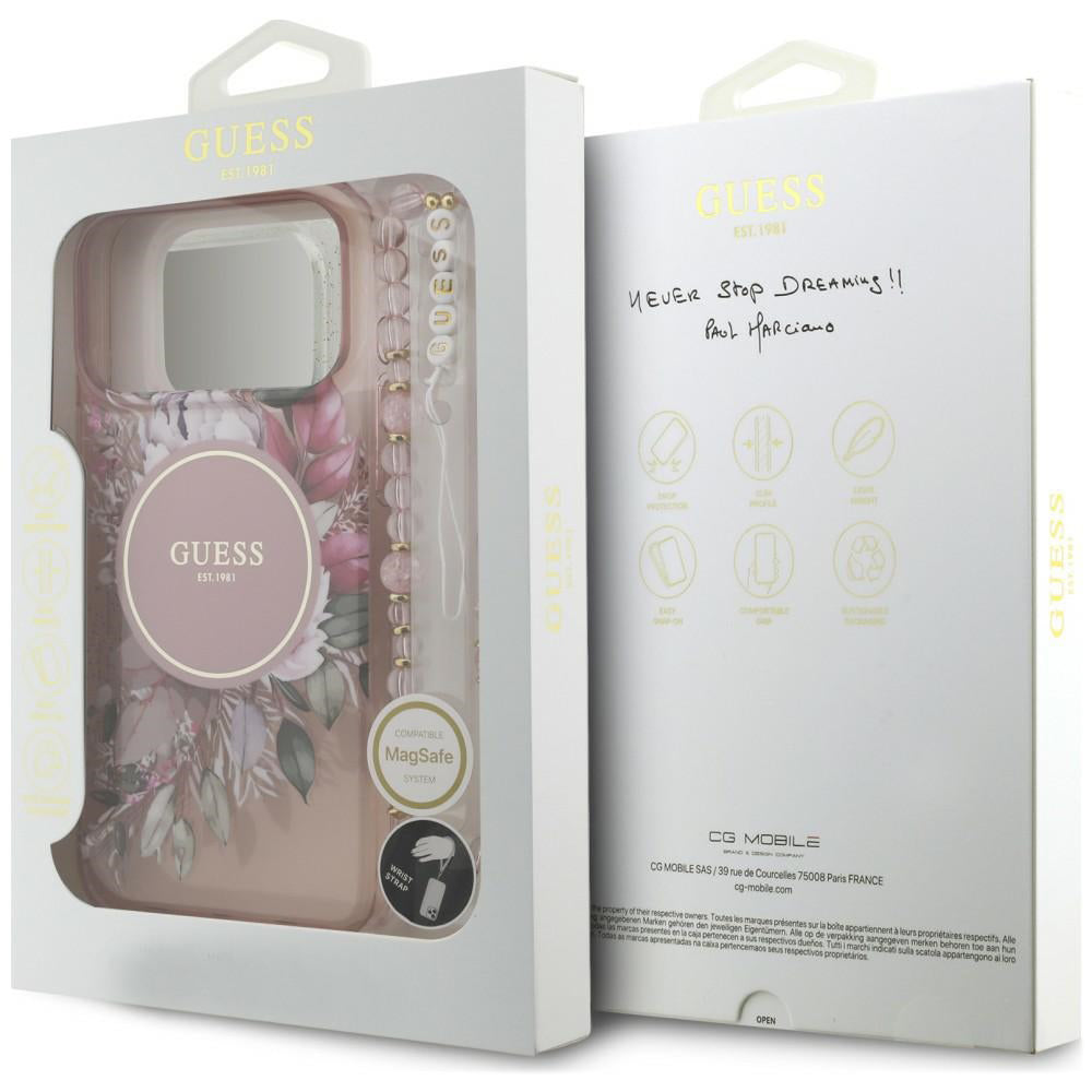 Husa de protectie Guess compatibil cu iPhone 18 Pro Max / iPhone 17 Pro Max, Roz
