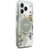 Husa de protectie Guess IML compatibil cu iPhone 18 Pro / iPhone 17 Pro, Verde