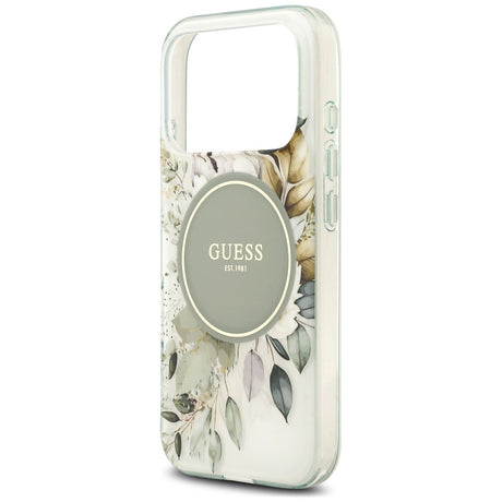Husa de protectie Guess IML compatibil cu iPhone 18 Pro Max / iPhone 17 Pro Max, Verde