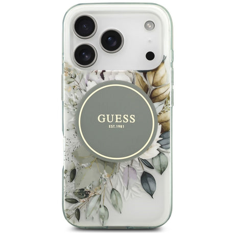 Husa de protectie Guess IML compatibil cu iPhone 18 Pro Max / iPhone 17 Pro Max, Verde