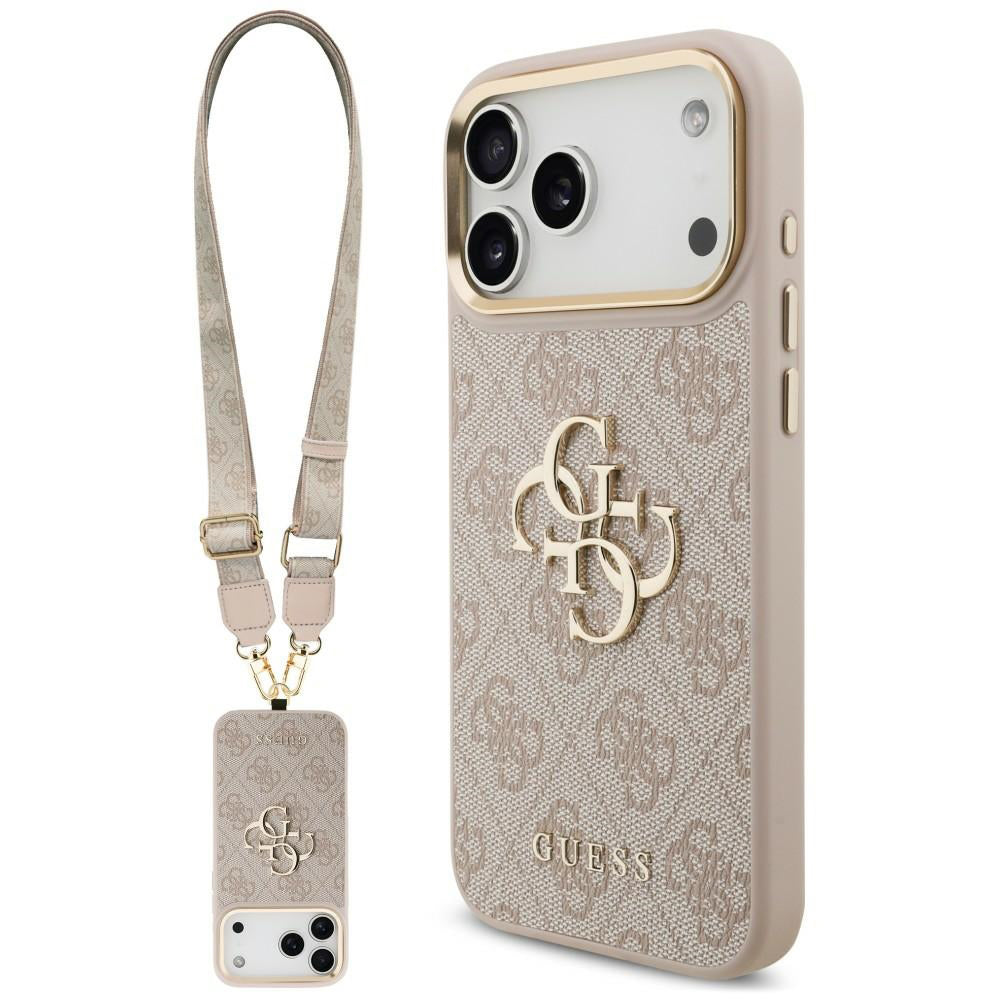 Husa de protectie Guess compatibil cu iPhone 17 Pro Max / iPhone 18 Pro Max, Roz