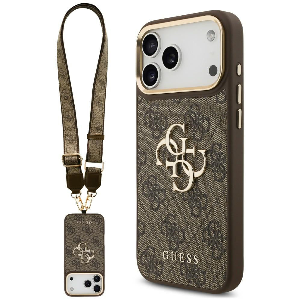 Husa de protectie Guess compatibil cu iPhone 17 Pro / iPhone 18 Pro, Maro