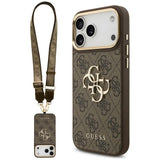 Husa de protectie Guess compatibil cu iPhone 17 Pro / iPhone 18 Pro, Maro