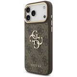 Husa de protectie Guess compatibil cu iPhone 17 Pro Max / iPhone 18 Pro Max, Maro