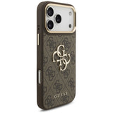 Husa de protectie Guess compatibil cu iPhone 17 Pro Max / iPhone 18 Pro Max, Maro