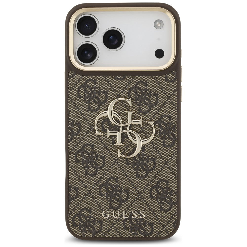 Husa de protectie Guess compatibil cu iPhone 17 Pro Max / iPhone 18 Pro Max, Maro
